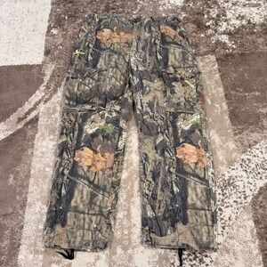MOSSY OAK Mens Cargo Pants XL (40/42) Break-Up Country Hunting Adj Waist